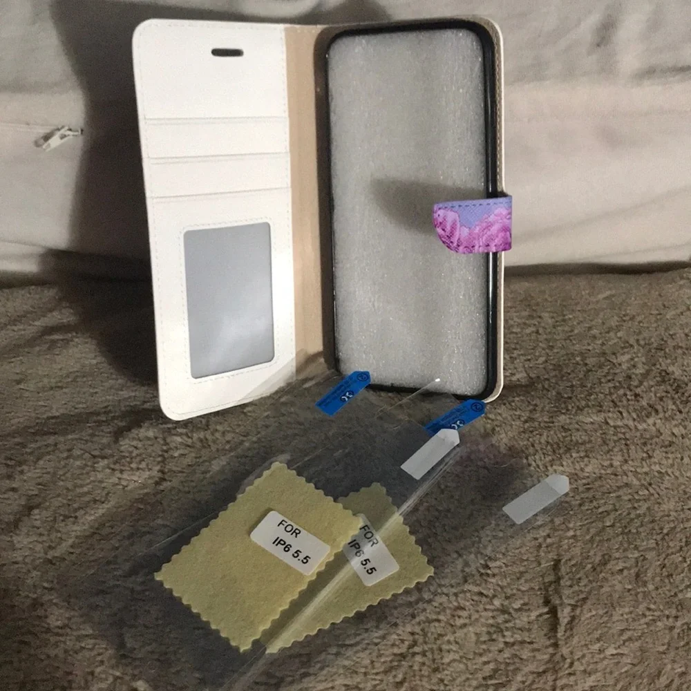 6/$20 New Sugar Skull iPhone 6 Plus wallet case